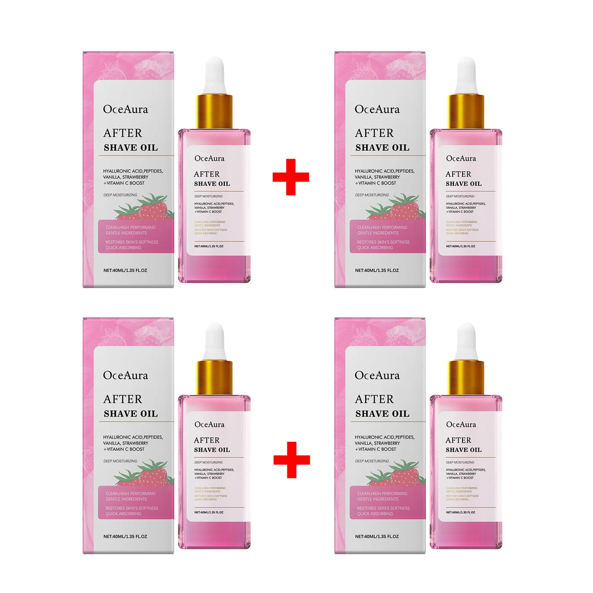 Soothing Strawberry After Shave Oil for Women