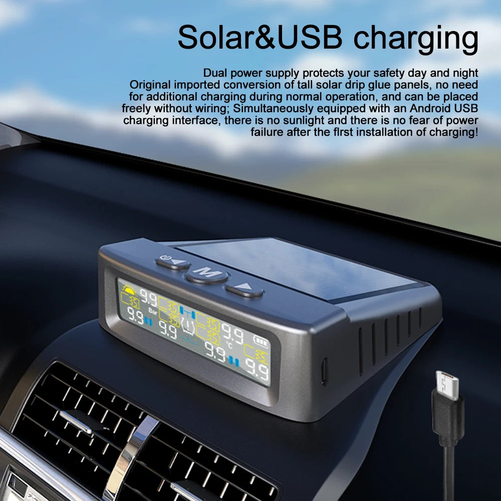 Solar Tire Pressure Monitoring System for Trucks and RVs - 13