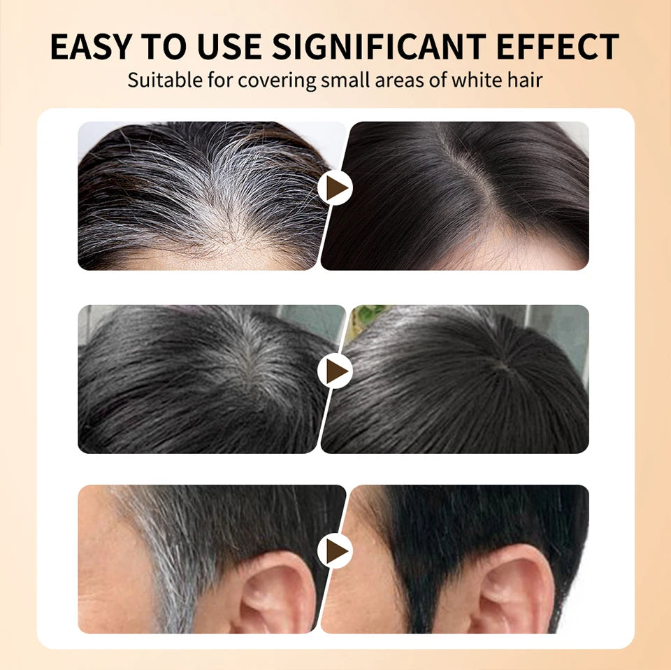 Temporary Hair Root Touch Up Stick for Gray Coverage