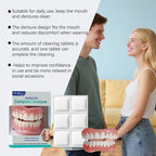 Cosmetic Denture Set for Covering Missing or Stained Teeth