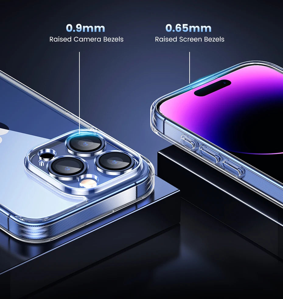 Shockproof Crystal Clear Protective Case for iPhone Series - 13