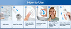 Electric Water Flosser with 8 Nozzles for Deep Oral Cleaning