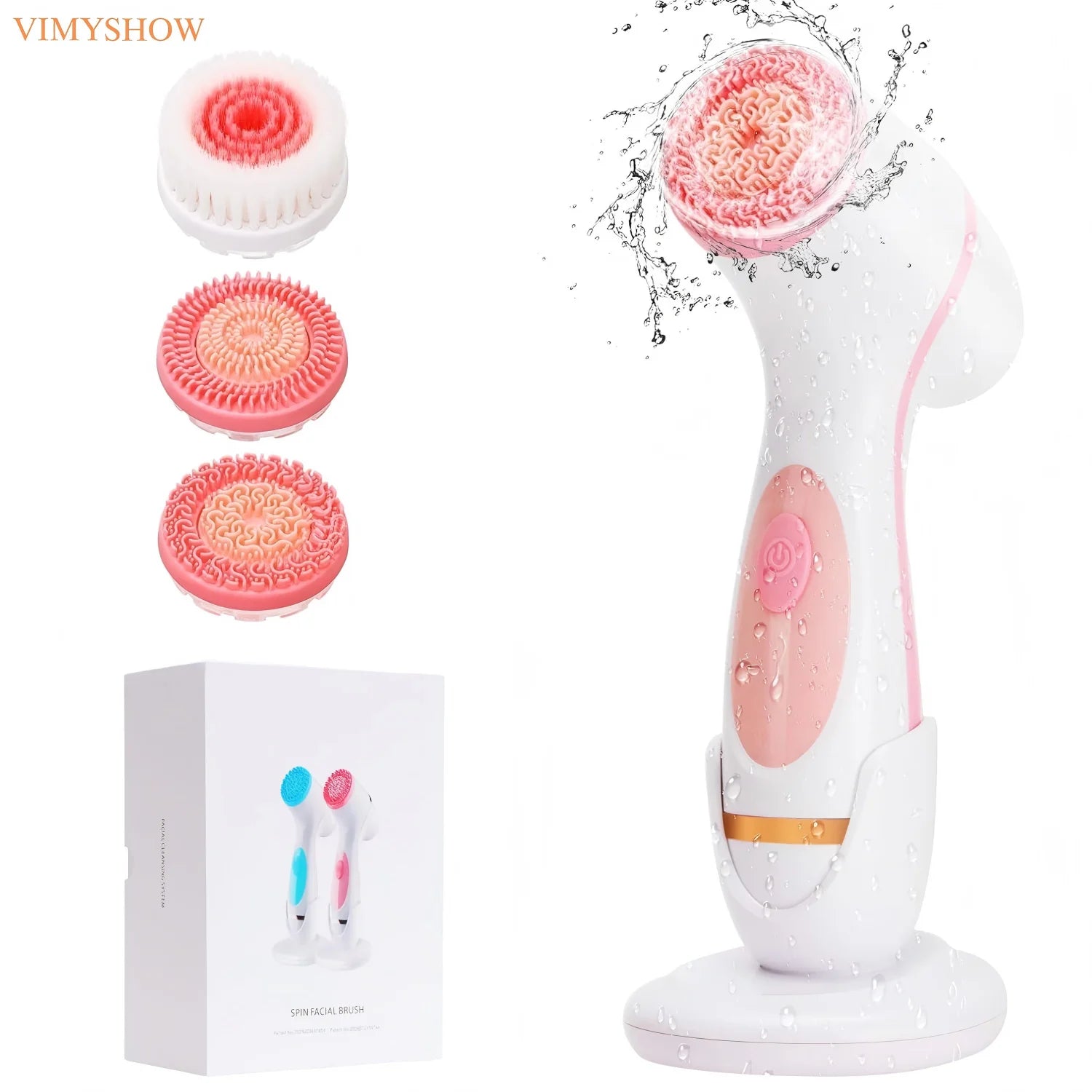 3-in-1 Electric Facial Cleansing and Exfoliating Brush - 7