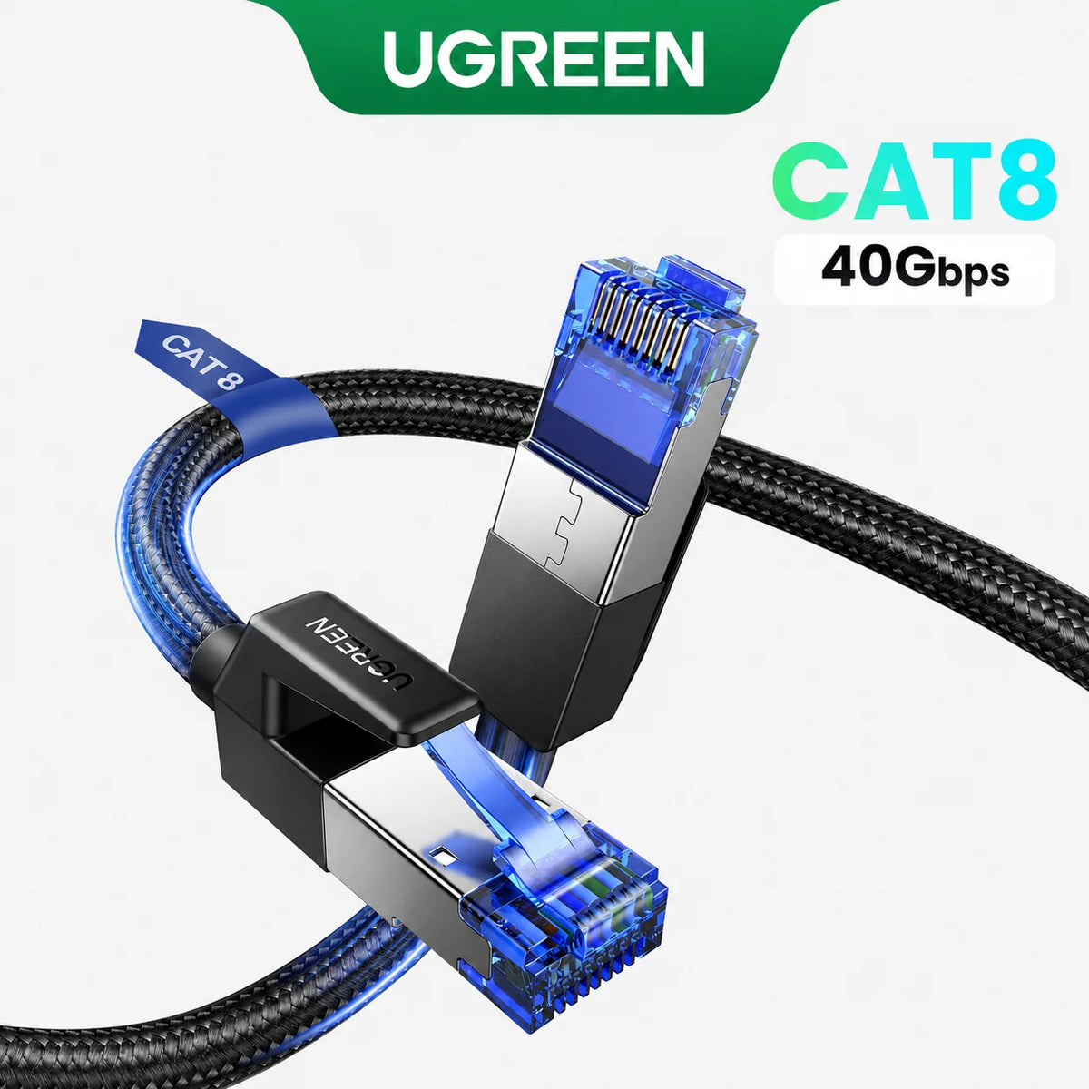 Cat 8 Ethernet Cable 40Gbps High-Speed Internet Cord