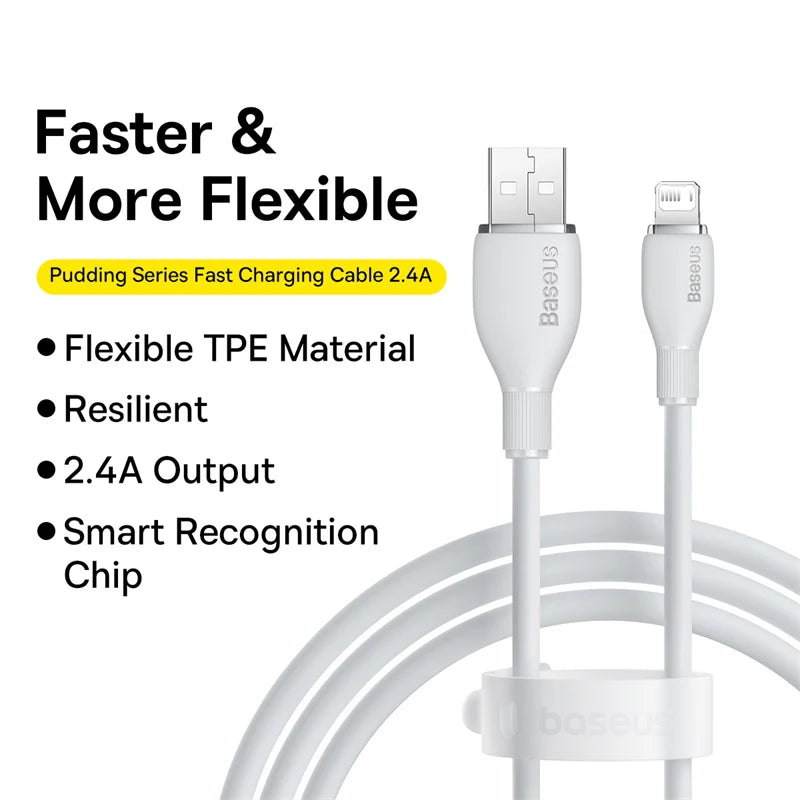 2.4A Fast Charging Data Cable for iPhone - 6