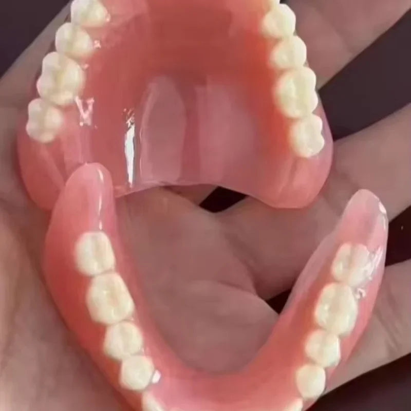 Full Mouth Silicone Cosmetic Dentures for Natural Smile - 7