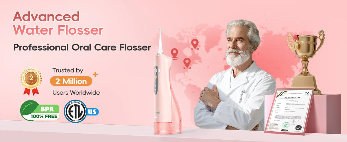 Portable Rechargeable Oral Irrigator Water Flosser