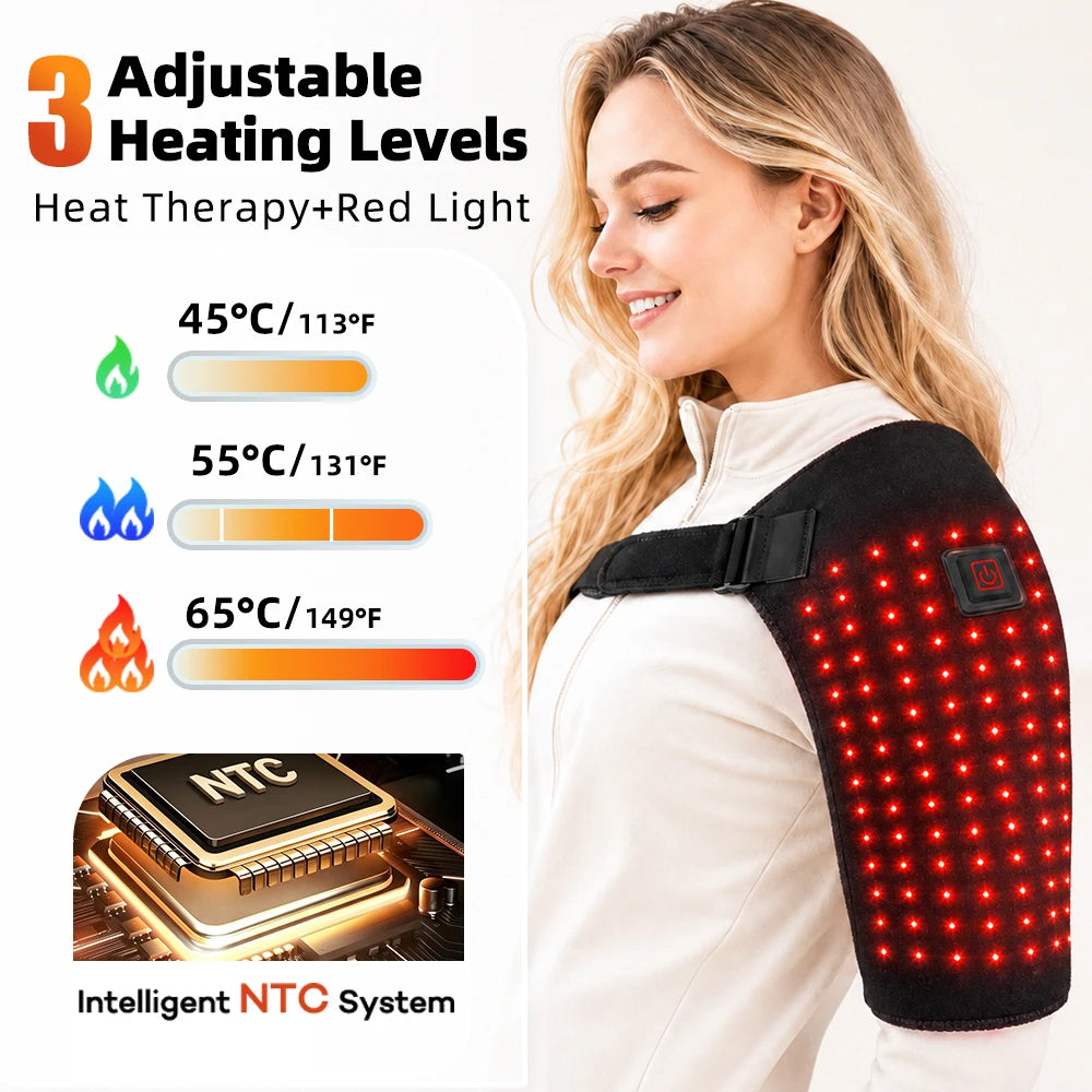 Red Light Therapy Heated Shoulder Wrap - 9