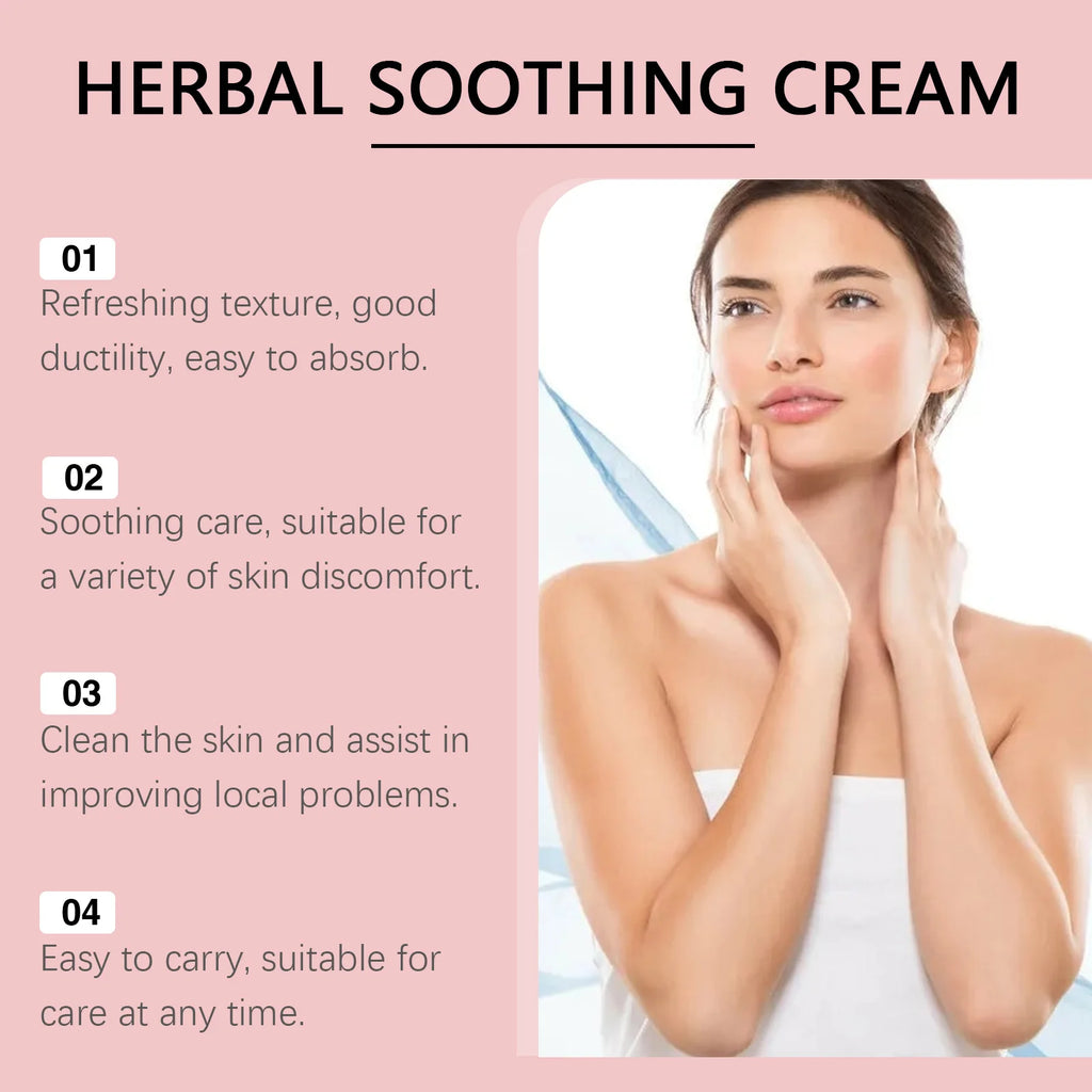 Herbal Soothing Cream for Dry and Irritated Skin
