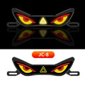 LED Demon Eye Motorcycle License Plate Warning Light