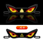 LED Demon Eye Motorcycle License Plate Warning Light