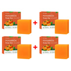 Exfoliating Persimmon Soap Bar for Body Odor and Skin Smoothing
