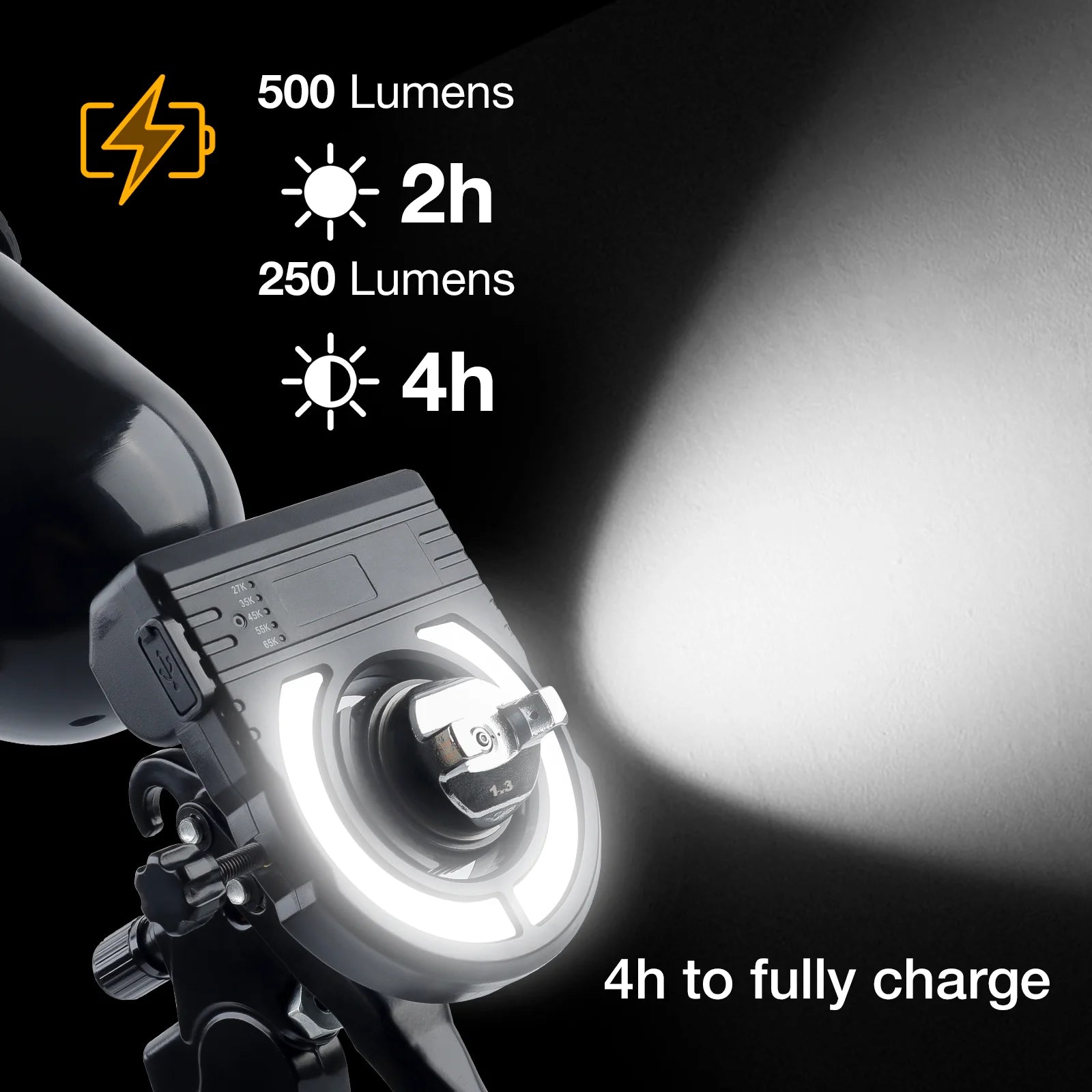 Adjustable LED Spray Gun Light for Paint Precision - 7