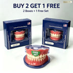 Full-Mouth Silicone Denture Set for Natural Smile