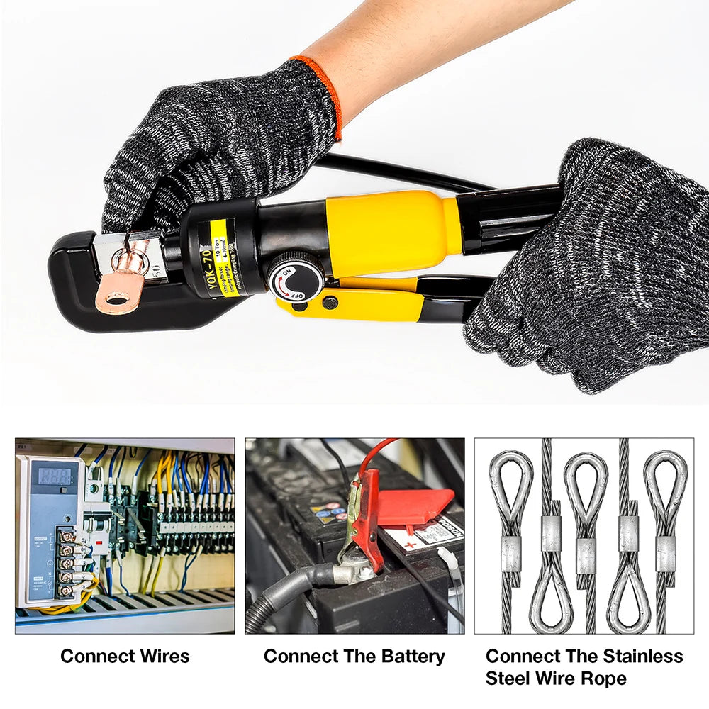 10T Hydraulic Cable Crimping Tool 4-70mm²