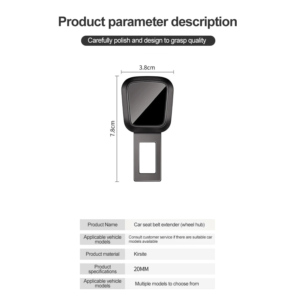 Universal Car Seat Belt Extension Buckle