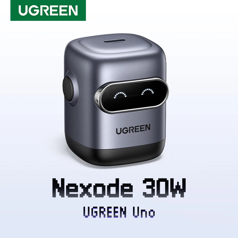 30W GaN USB-C Robot Fast Charger for Smartphones and Tablets - 1