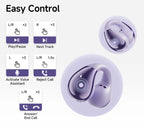Open Ear Wireless Bluetooth 5.4 Earbuds with ENC Mic