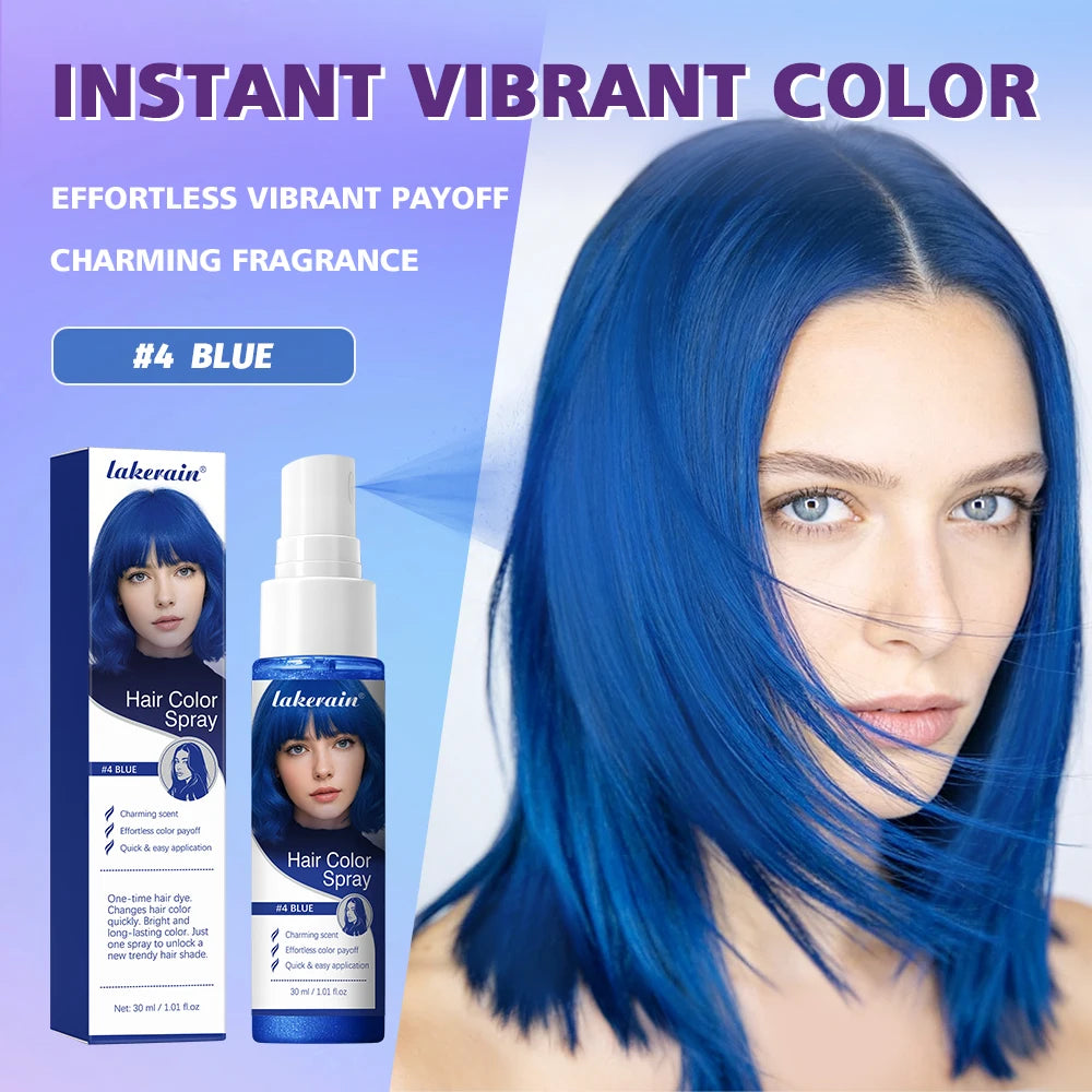 Temporary Washable Hair Color Spray for Parties and Styling - 11