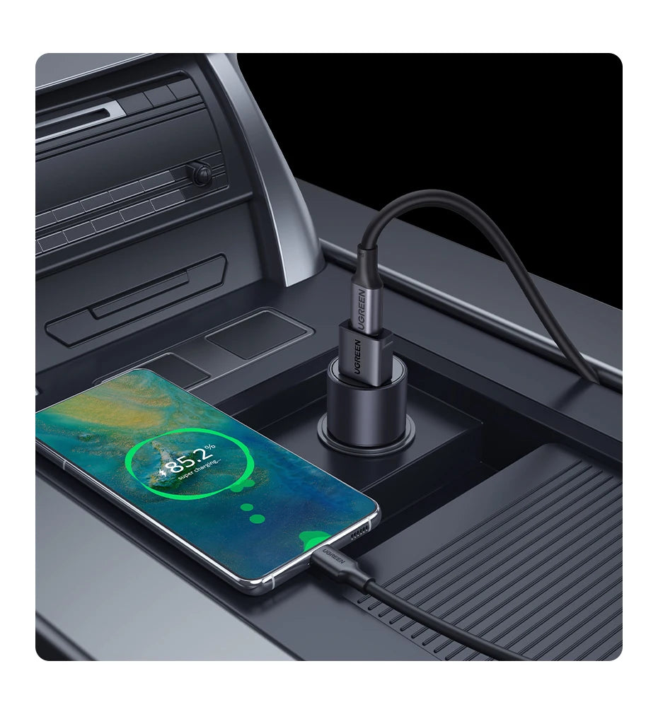 USB-A Male to USB-C Female OTG Adapter for Data and Charging