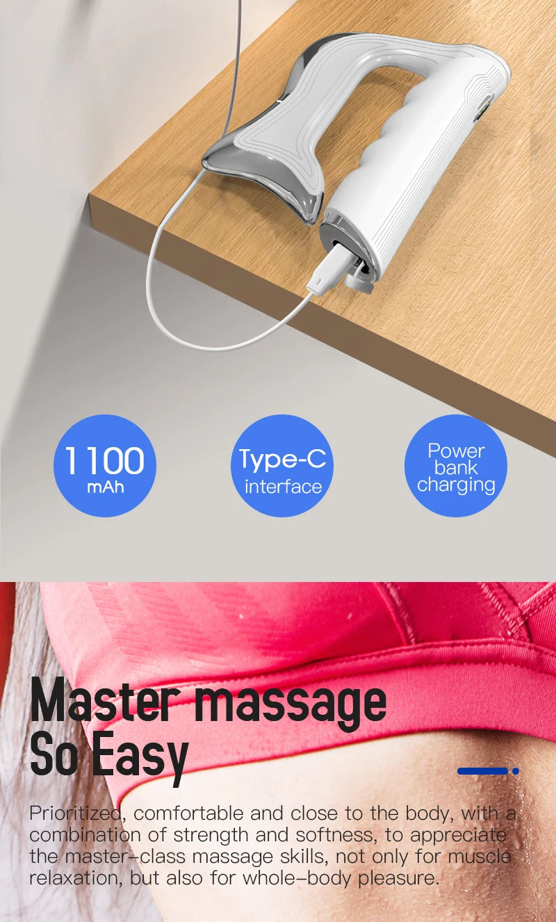 Electric Muscle Scraping and Gua Sha Massager Tool