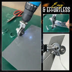 Electric Drill Plate Cutter Attachment Metal Sheet Nibbler Cutter