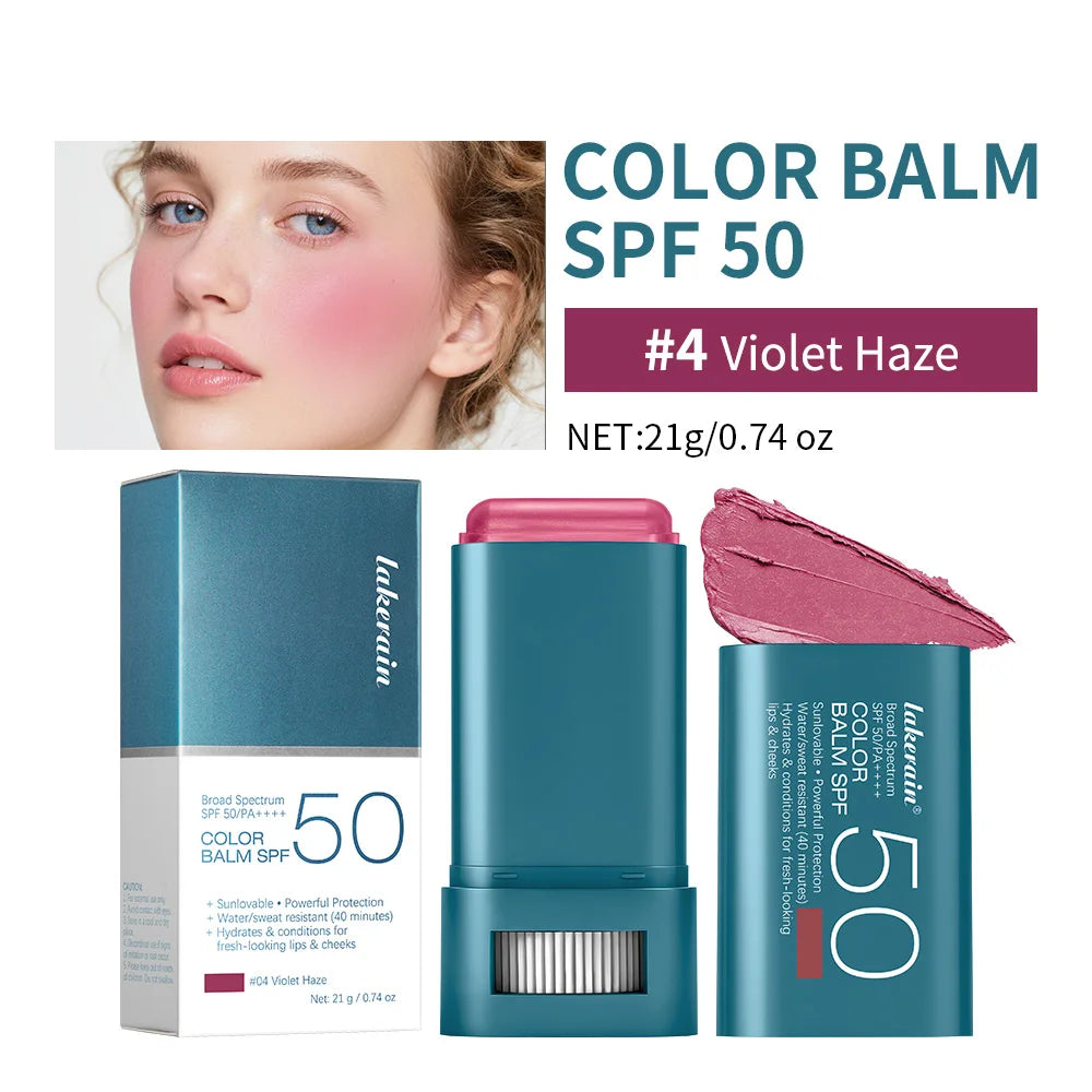 SPF 50 Hydrating Tinted Blush Balm Stick