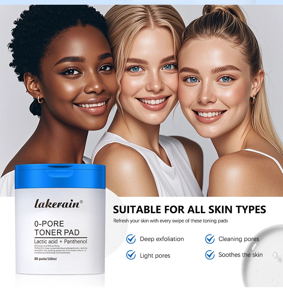 Hydrating Toner Pad and Peptide Facial Serum Skincare Set