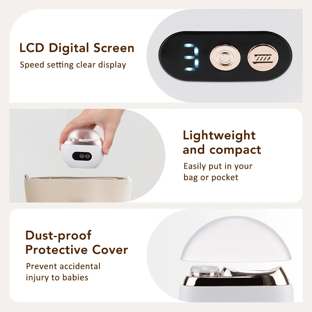 Electric Automatic Nail Clipper and Trimmer with LED Display - 12