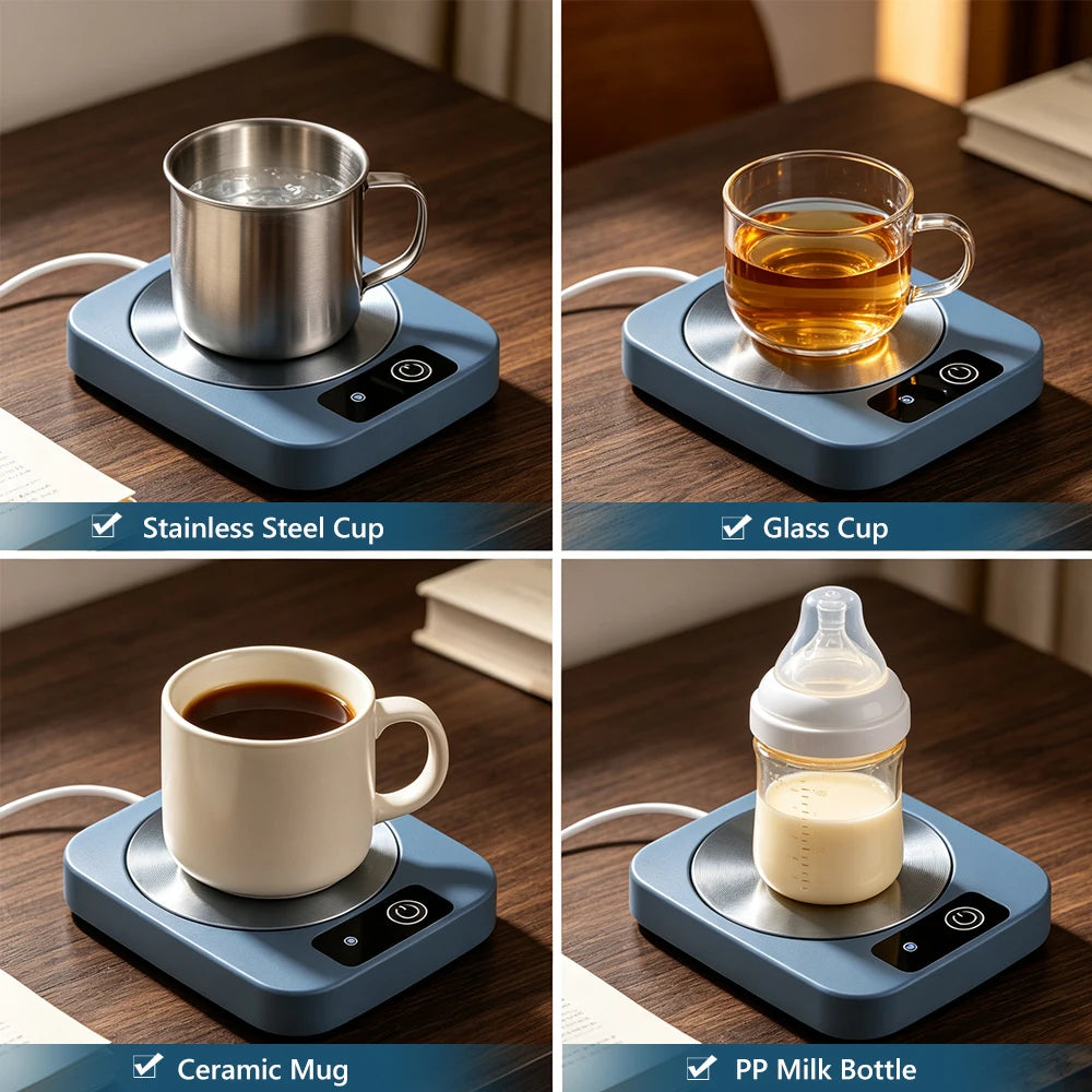 Electric Constant Temperature Mug Warmer for Desk