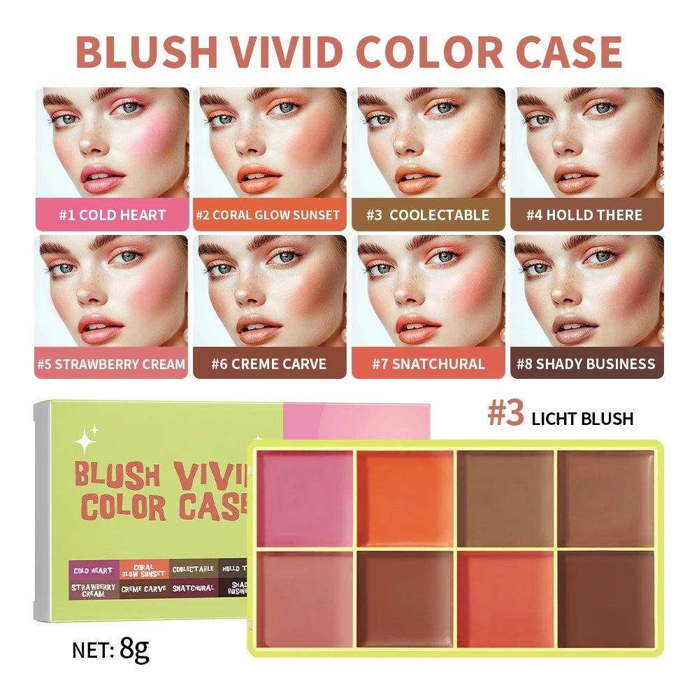Cream Highlighter and Contour Palette - 27