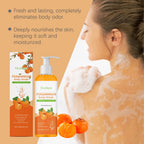 Exfoliating Persimmon Body Wash for Odor Control