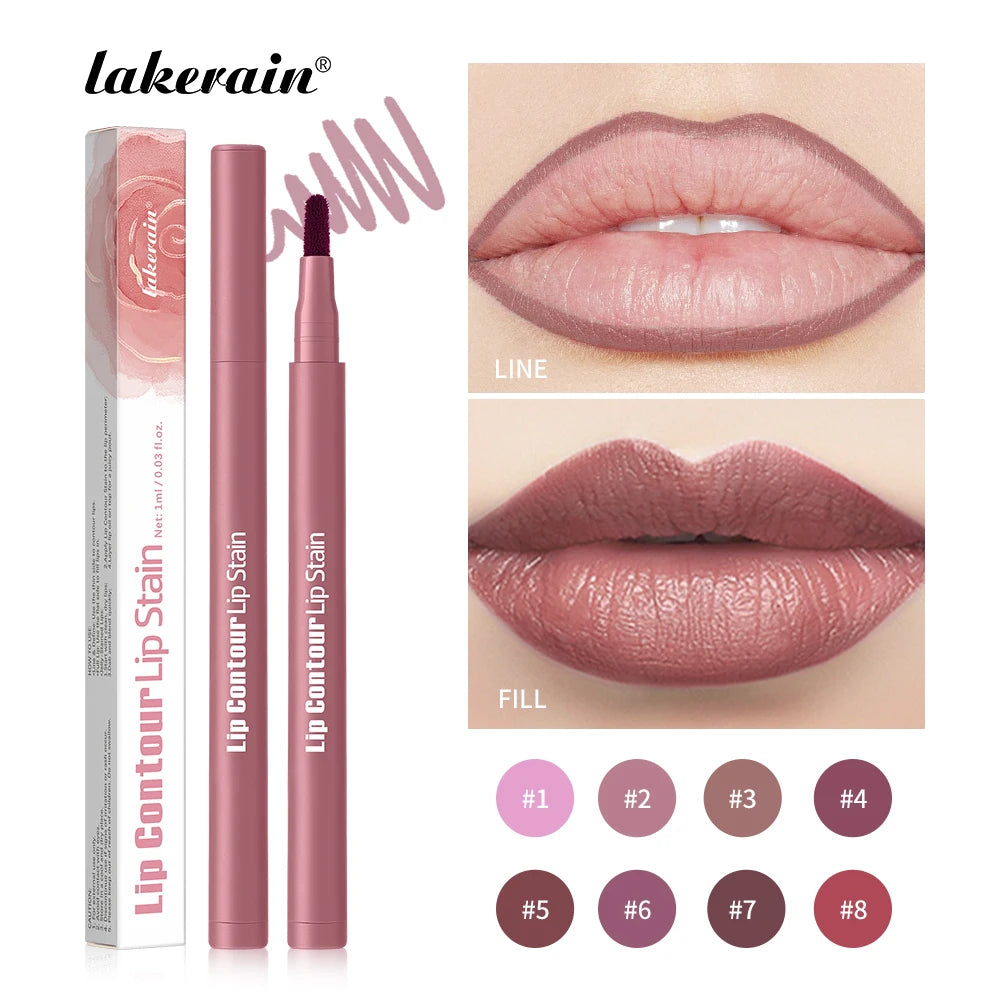 Dual-Sided Long-Lasting Lip Contour Stain and Liner
