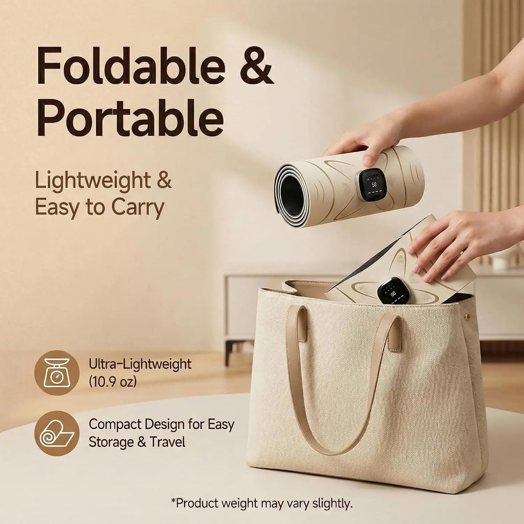 Electric Waist Pulse Massager for Abdominal Toning and Relaxation
