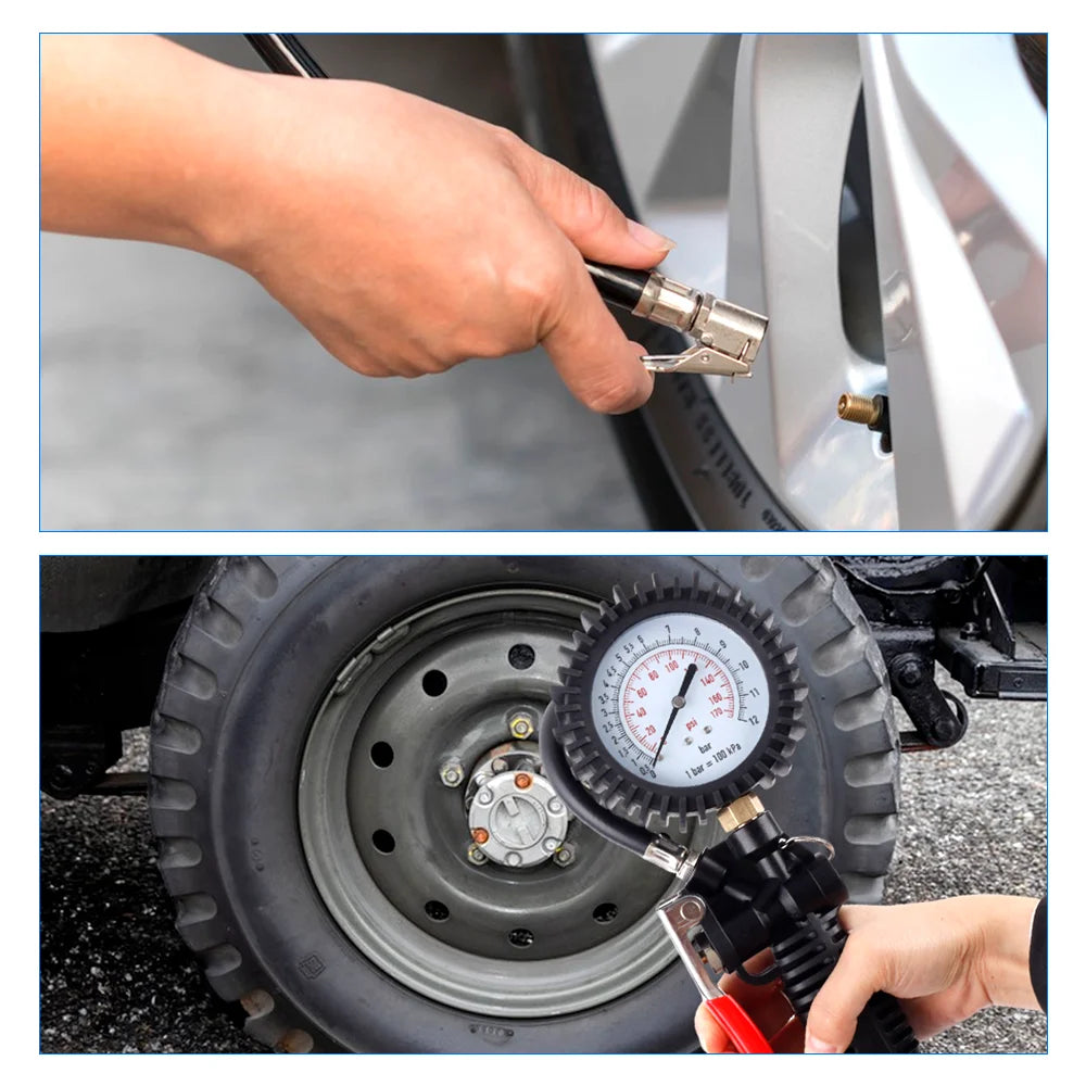 Heavy-Duty Digital Tire Inflator with Pressure Gauge 0-170 PSI - 5