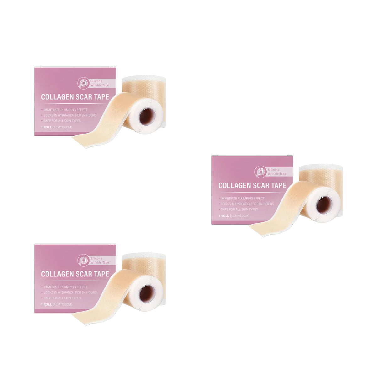 Silicone Collagen Scar and Wrinkle Tape for Smooth Skin