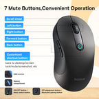 Ergonomic Bluetooth 5.2 & 2.4G Wireless Mouse with 4000DPI