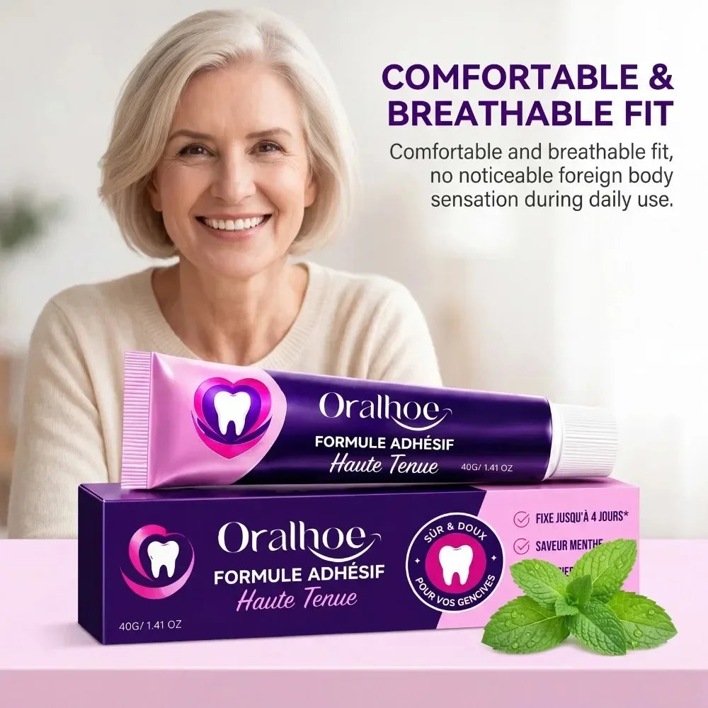 Soft Silicone Denture Adhesive and Reline Cushion