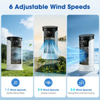 Portable Desktop Air Cooling Fan with Humidifier