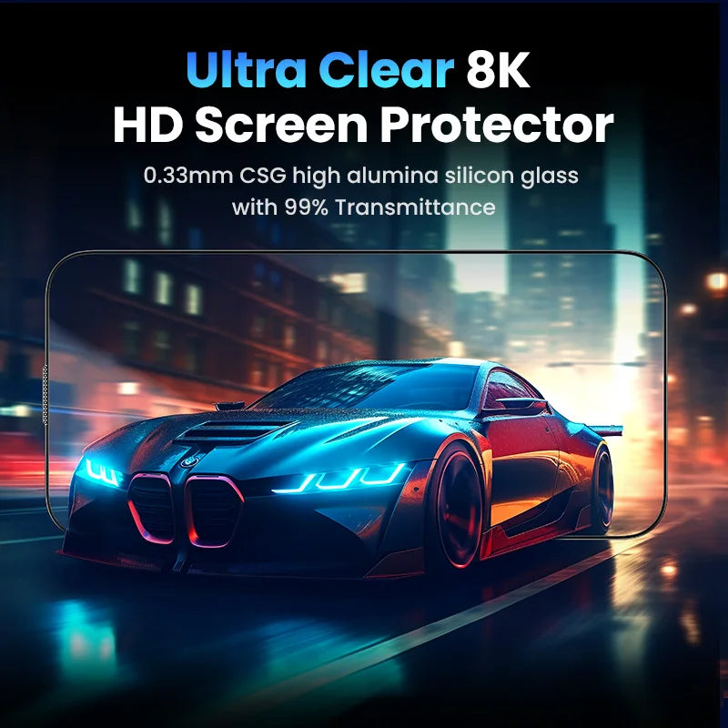Tempered Glass Screen Protector for iPhone 16 and 15 Series - 3