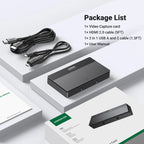 4K 60Hz HDMI Video Capture Card for Live Streaming and Recording