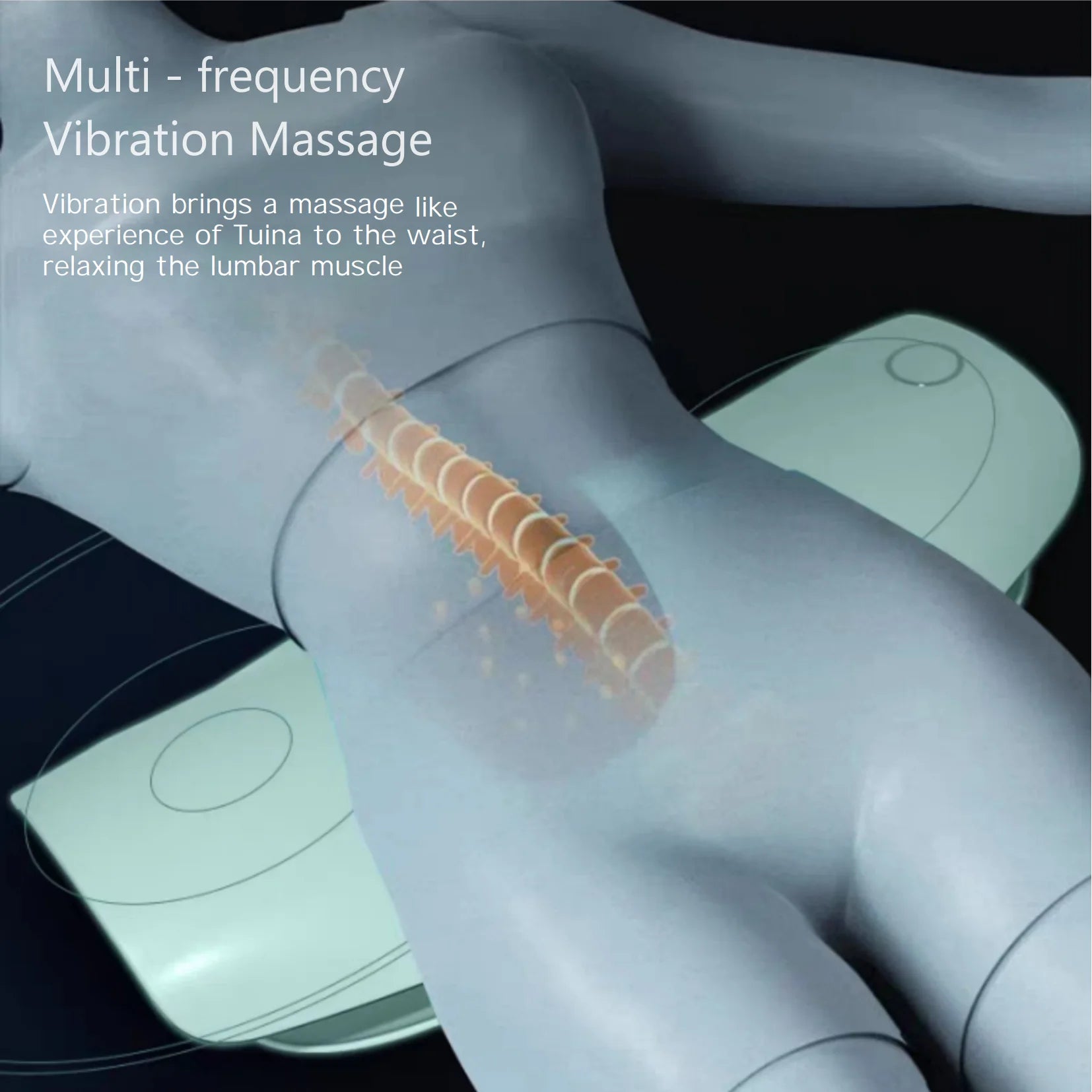 Smart Lumbar Traction and Vibration Back Massage Stretcher - 2