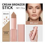 Cream Bronzer and Contouring Stick for Sculpted Face Makeup