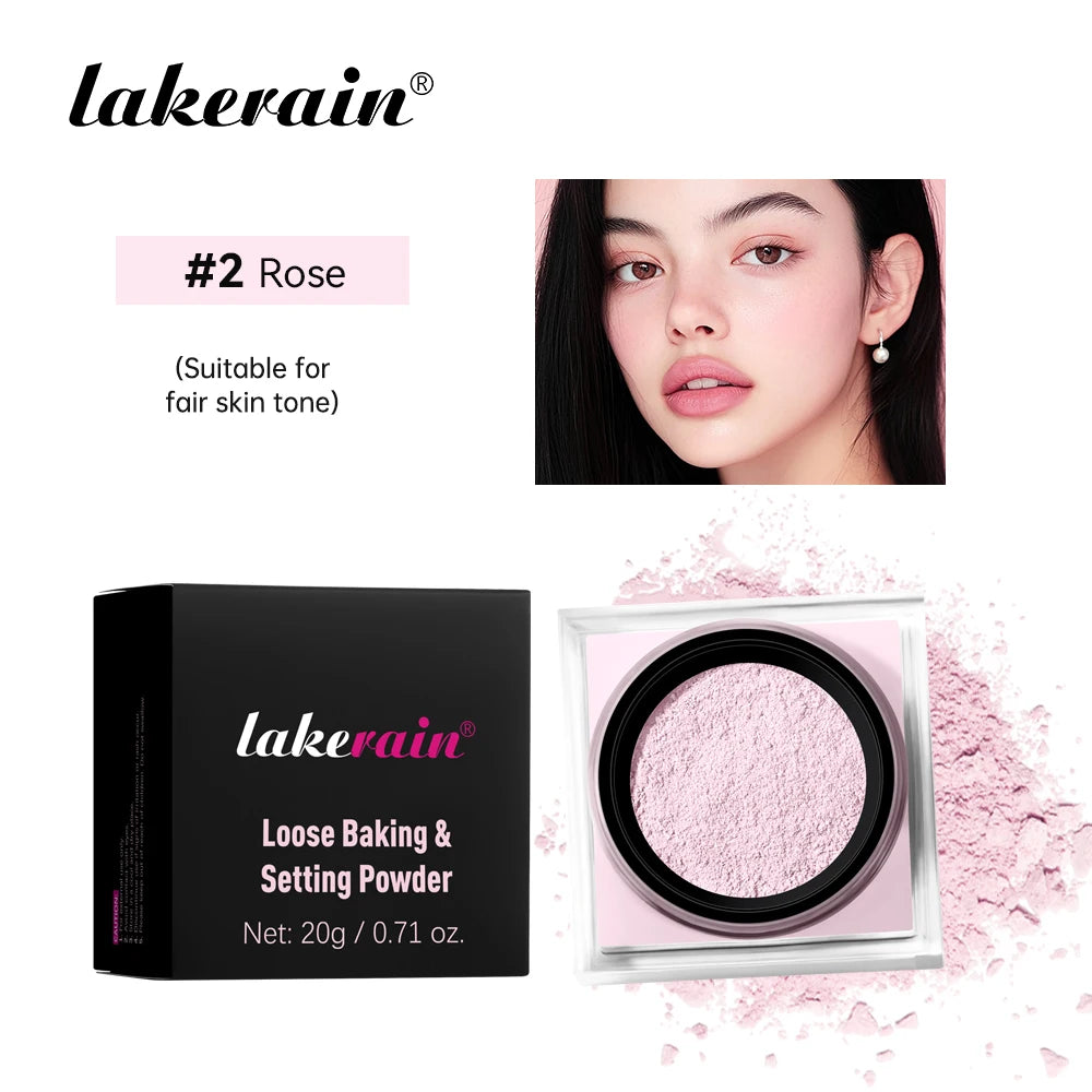 Matte Finish Oil-Control Loose Setting Powder
