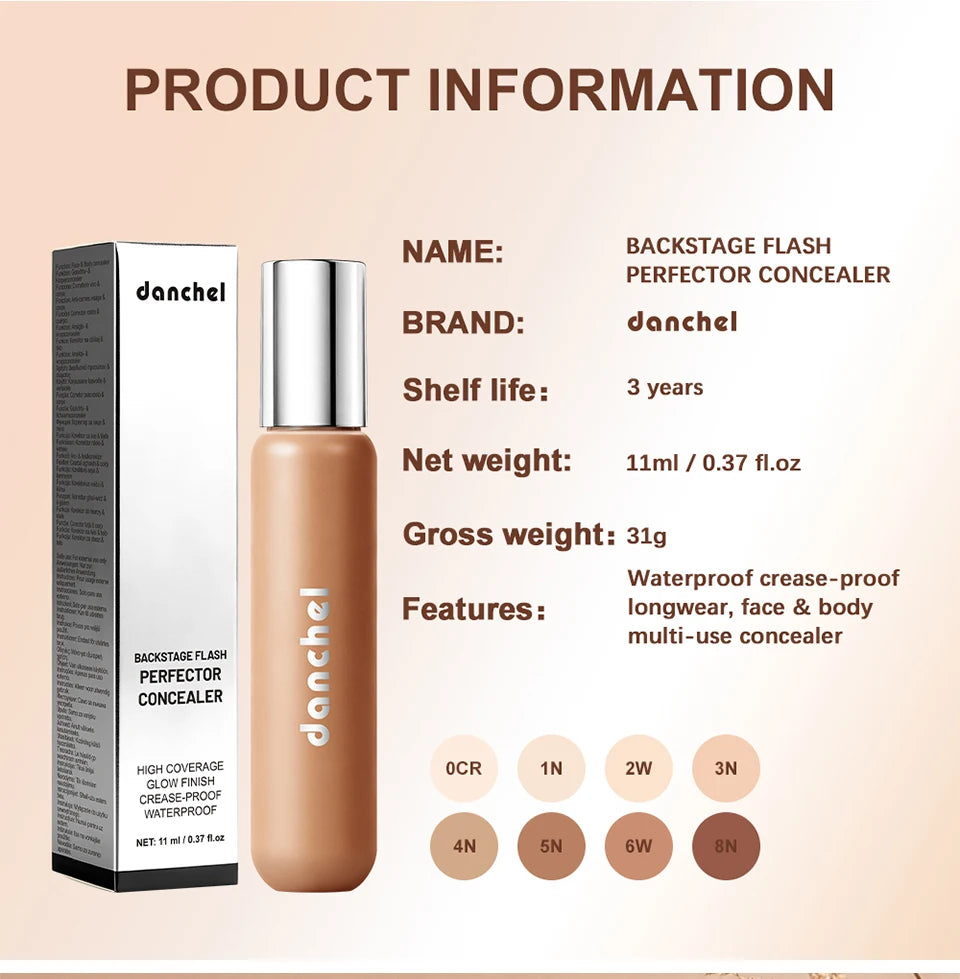 Full Coverage Waterproof Liquid Concealer for Face and Body - 17