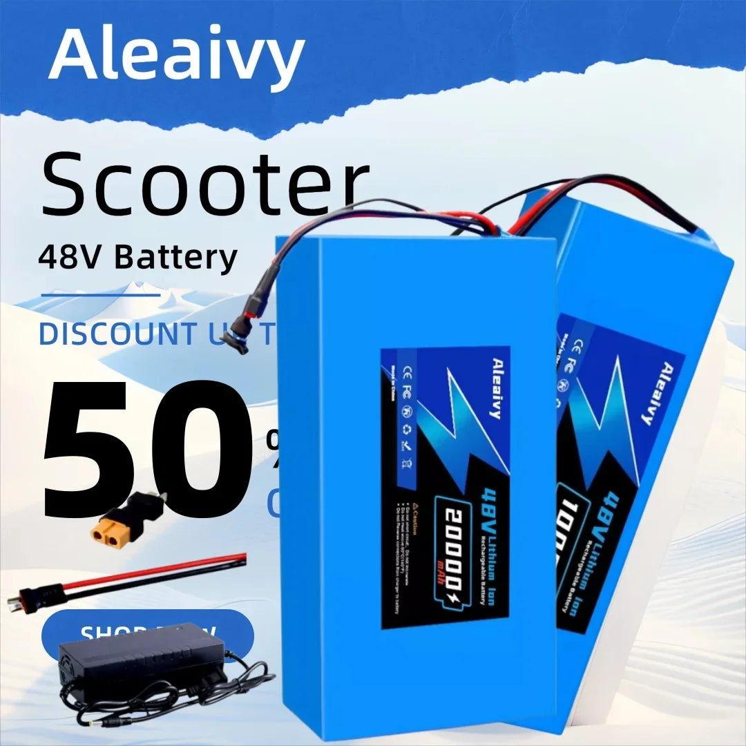 48V Lithium-Ion Battery Pack for Electric Bikes and Scooters