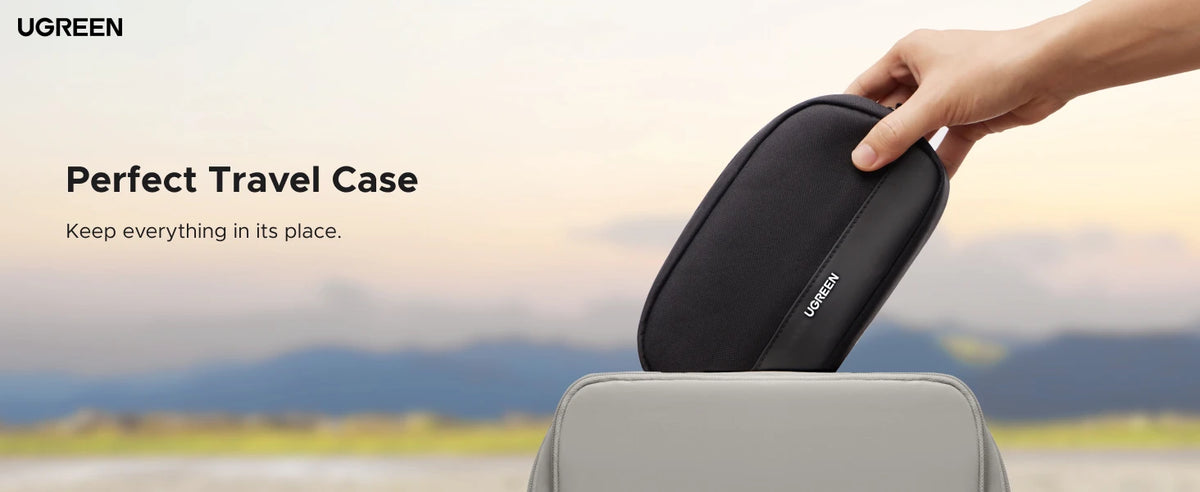 Portable Electronics Travel Organizer Case