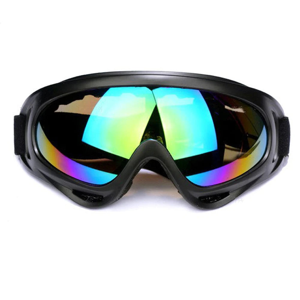 Unisex Windproof Anti Glare Motorcycle Riding and Ski Goggles