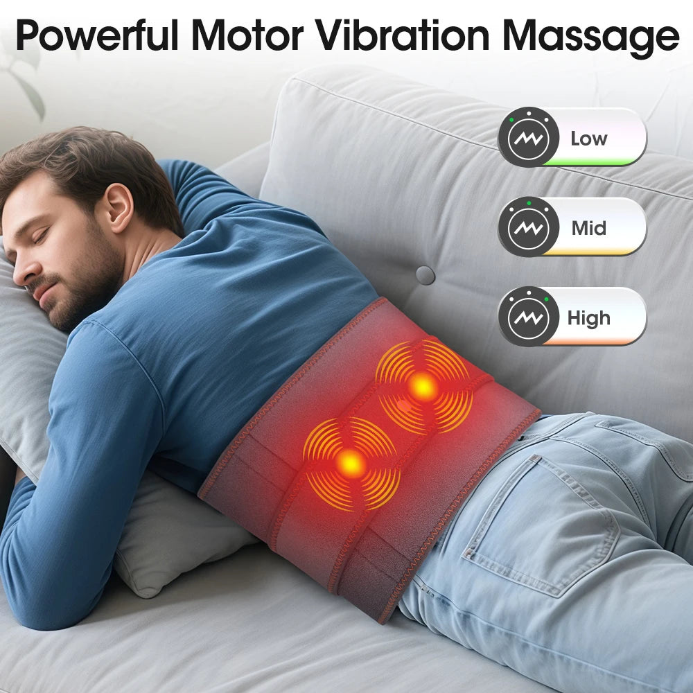Cordless Heated Waist Massage Belt with Vibration - 2