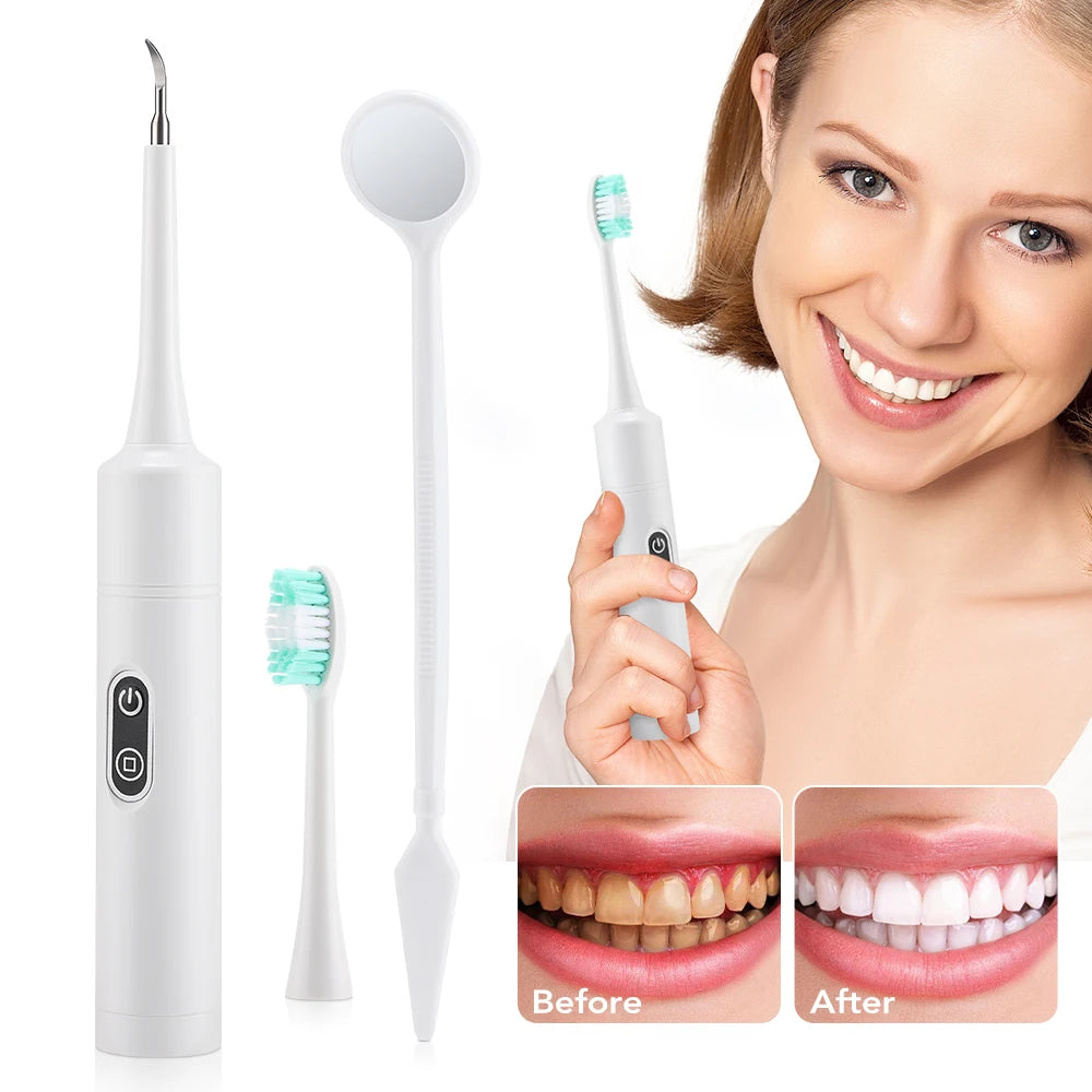 Electric Sonic Teeth Cleaner and Tartar Remover - 7